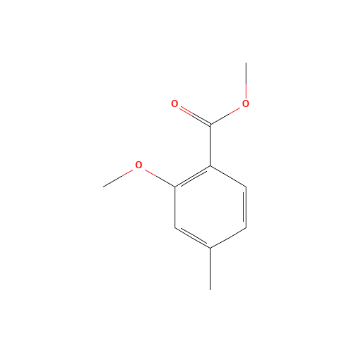 METHYL 2-METHOXY-4-METHYLBENZOATE (CAS: 81245-24-1) - Chemical Structure and Molecular Formula 