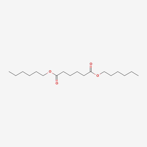 Hexanedioic acid dihexyl ester (CAS: 110-33-8) - Chemical Structure and Molecular Formula 