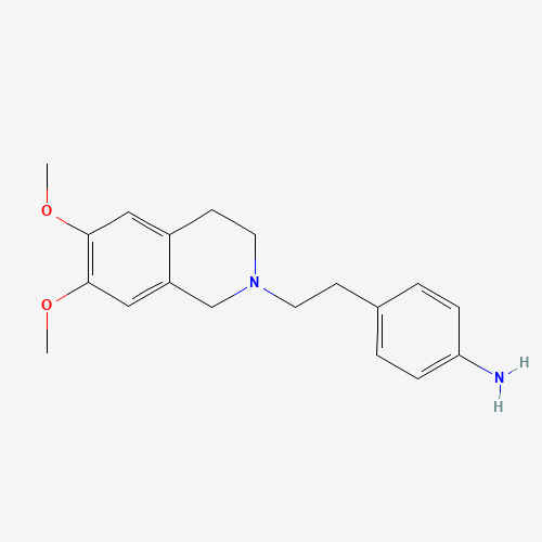 4-[2-(3,4-DIHYDRO-6,7-DIMETHOXY-2(1H)-IS... (CAS: 82925-02-8) - Chemical Structure and Molecular Formula 