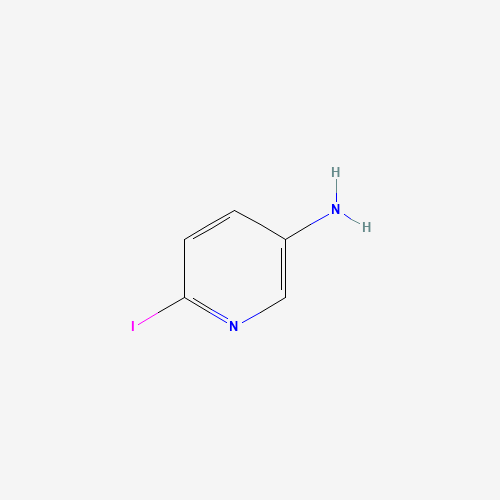 5-AMINO-2-IODOPYRIDINE (CAS: 29958-12-1) - Chemical Structure and Molecular Formula 