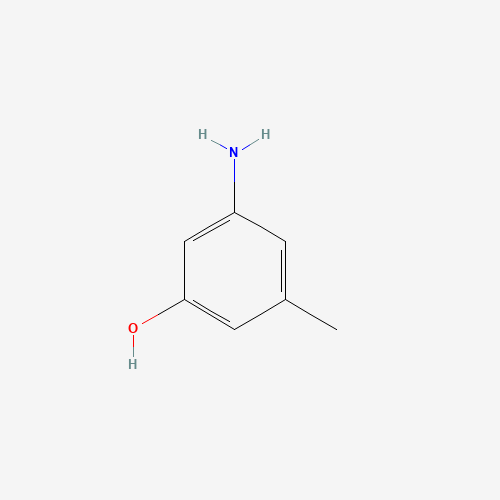 3-AMINO-5-METHYL PHENOL (CAS: 76619-89-1) - Chemical Structure and Molecular Formula 