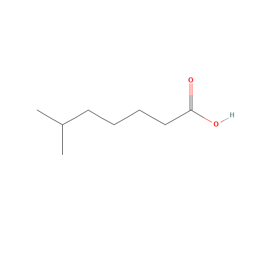 Isooctanoic acid (CAS: 25103-52-0) - Chemical Structure and Molecular Formula 
