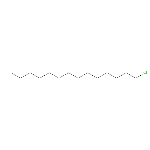 1-Chlorotetradecane (CAS: 2425-54-9) - Chemical Structure and Molecular Formula 