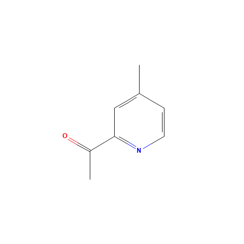 2-Acetyl-4-methylpyridine (CAS: 59576-26-0) - Chemical Structure and Molecular Formula 