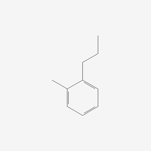 2-N-PROPYLTOLUENE (CAS: 1074-17-5) - Chemical Structure and Molecular Formula 