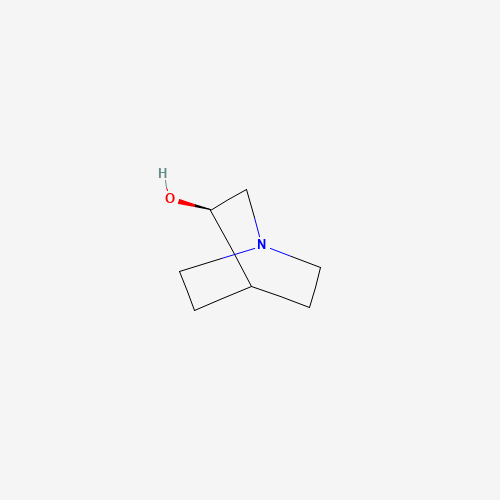 R-(-)-3-Quinuclidinol (CAS: 25333-42-0) - Chemical Structure and Molecular Formula 