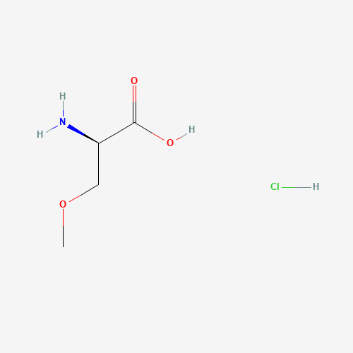 (R)-2-Amino-3-methoxypropanoic acid hydr... (CAS: 86118-10-7) - Chemical Structure and Molecular Formula 