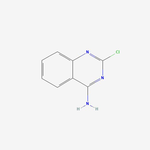 2-CHLOROQUINAZOLIN-4-AMINE (CAS: 59870-43-8) - Chemical Structure and Molecular Formula 