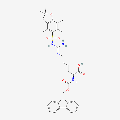 Fmoc-N-Pbf-L-HomoArginine (CAS: 401915-53-5) - Chemical Structure and Molecular Formula 