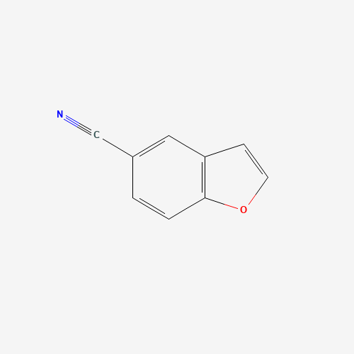 1-BENZOFURAN-5-CARBONITRILE (CAS: 79002-39-4) - Chemical Structure and Molecular Formula 