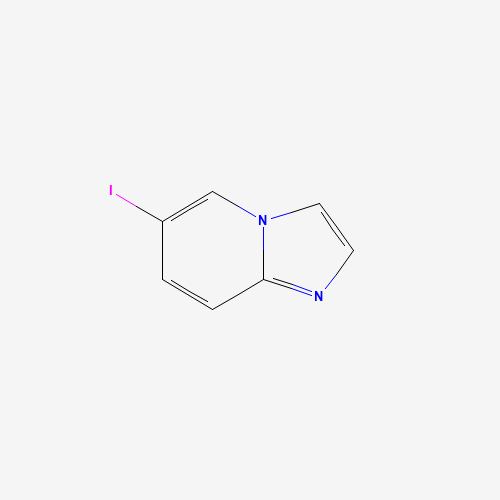6-IODOIMIDAZO[1,2-A]PYRIDINE (CAS: 426825-75-4) - Chemical Structure and Molecular Formula 