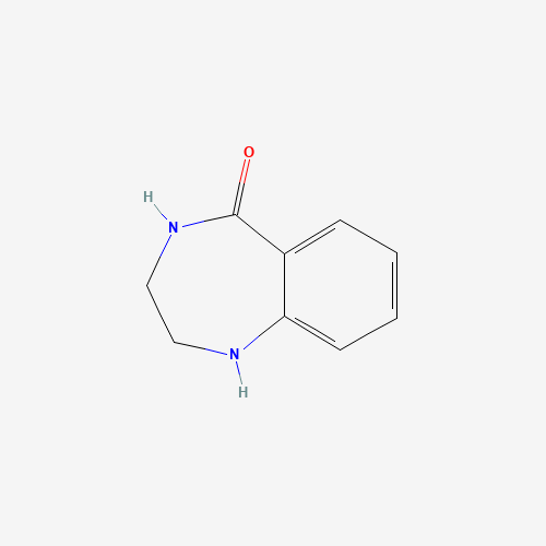 1,2,3,4-tetrahydrobenzo(e)(1,4)diazepin-5-one (CAS: 28544-83-4) - Chemical Structure and Molecular Formula 