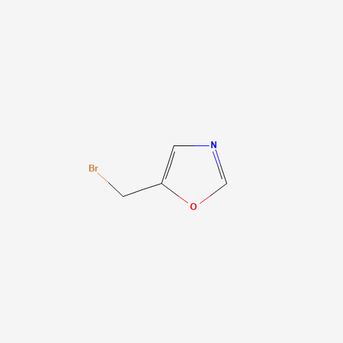 5-(Bromomethyl)oxazole (CAS: 127232-42-2) - Chemical Structure and Molecular Formula 