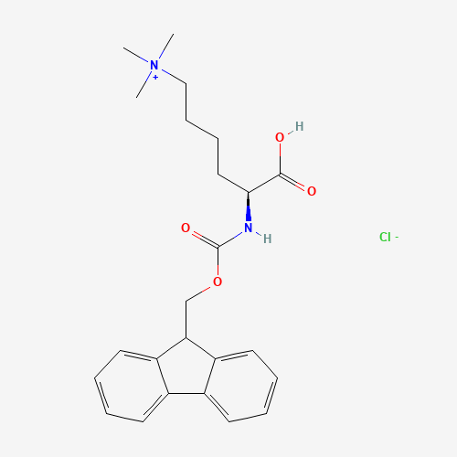 Fmoc-Lys(Me)3-OH chloride (CAS: 201004-29-7) - Chemical Structure and Molecular Formula 