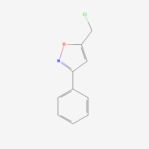 5-(Chloromethyl)-3-phenylisoxazole (CAS: 1011-37-6) - Chemical Structure and Molecular Formula 