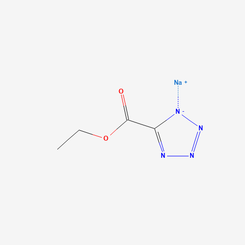1H-Tetrazole-5-Carboxylicacid ethylester sodium salt (CAS: 96107-94-7) - Chemical Structure and Molecular Formula 