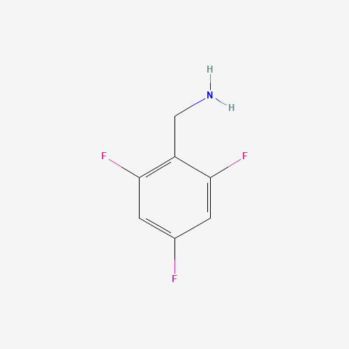 2,4,6-Trifluorobenzyl amine (CAS: 214759-21-4) - Chemical Structure and Molecular Formula 