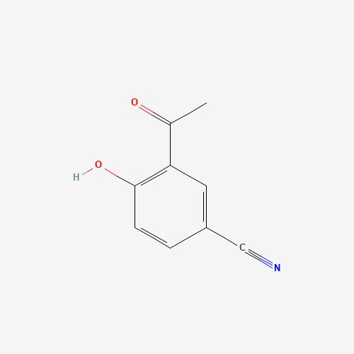 2-Acetyl-4-cyanophenol (CAS: 35794-84-4) - Chemical Structure and Molecular Formula 