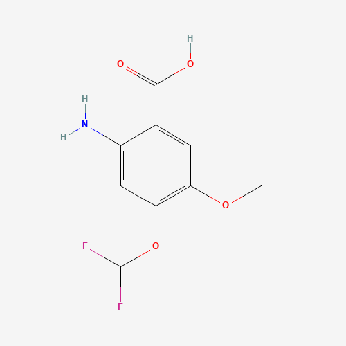 2-Amino-4-(difluoromethoxy)-5-methoxybenzoic acid (CAS: 923145-68-0) - Related Chemical Product