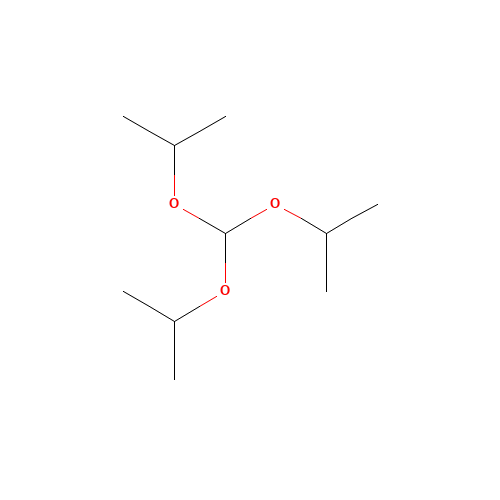Triisopropyl orthoformate (CAS: 4447-60-3) - Chemical Structure and Molecular Formula 