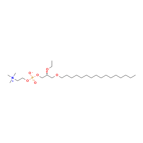 1-O-Hexadecyl-2-O-ethyl-sn-glycero-3-phosphorylcholine (CAS: 78858-42-1) - Related Chemical Product