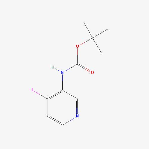 N-tert-Butoxycarbonyl-3-amino-4-iodo-pyridine (CAS: 154048-89-2) - Chemical Structure and Molecular Formula 