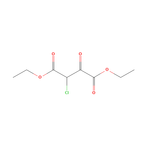 2-Chloro-3-oxo-succinic acid diethyl ester (CAS: 34034-87-2) - Chemical Structure and Molecular Formula 