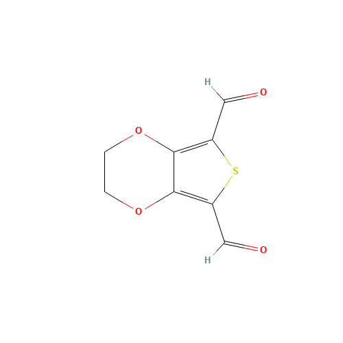 2,3-Dihydrothieno[3,4-b][1,4]dioxine-5,7-dicarbaldehyde (CAS: 211235-87-9) - Chemical Structure and Molecular Formula 
