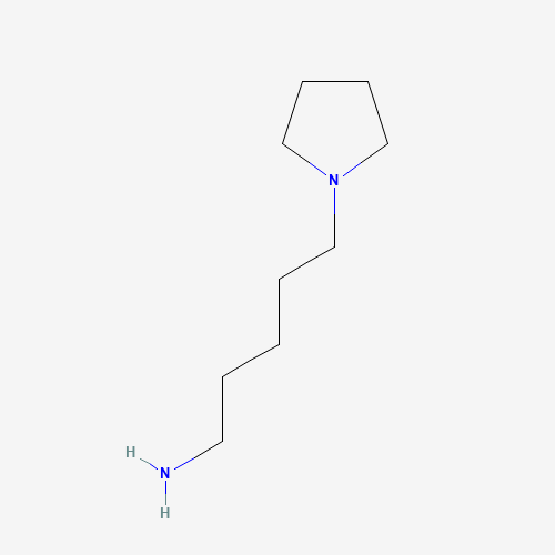 5-Pyrrolidinoamylamine (CAS: 71302-71-1) - Chemical Structure and Molecular Formula 