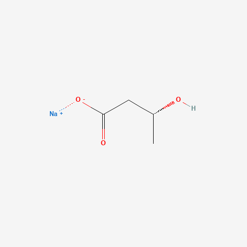 D-(-)-beta-Hydroxybutyric acid sodium salt (CAS: 13613-65-5) - Chemical Structure and Molecular Formula 