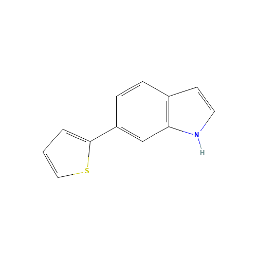 6-Thiophen-2-yl-1H-indole (CAS: 243972-30-7) - Related Chemical Product