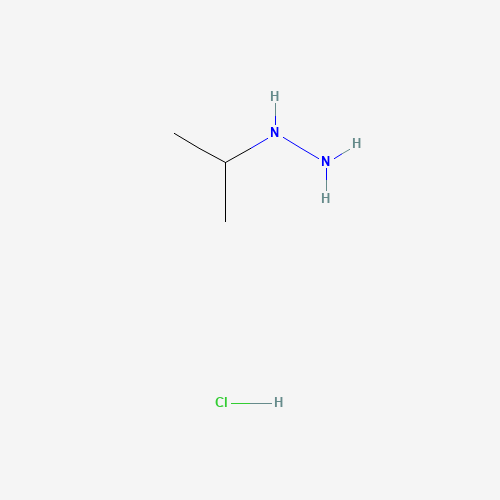 Isopropylhydrazine hydrochloride (CAS: 16726-41-3) - Chemical Structure and Molecular Formula 