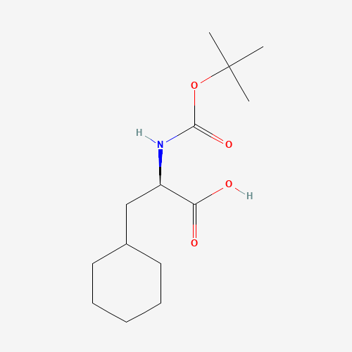 Boc-3-cyclohexyl-D-alanine (CAS: 127095-92-5) - Chemical Structure and Molecular Formula 
