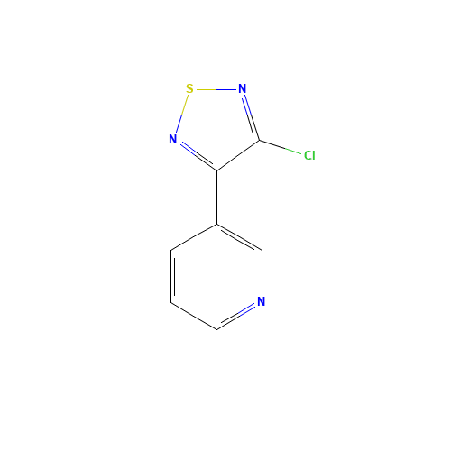 3-Chloro-4-(pyridin-3-yl)-1,2,5-thiadiazole (CAS: 131986-28-2) - Related Chemical Product