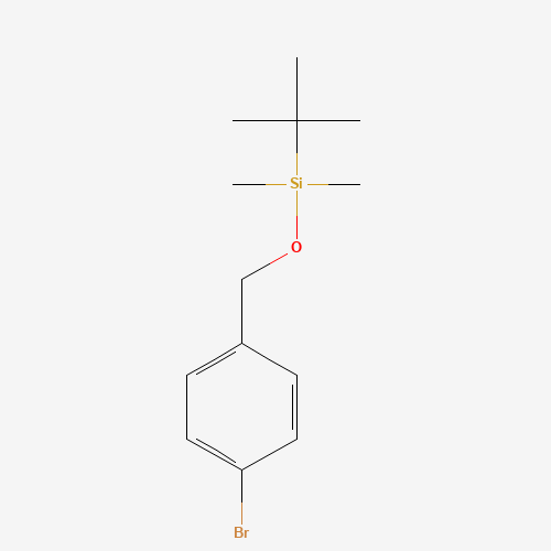 4-Tbdms-Hydroxymethylbromobenzene chemical structure 4-Tbdms-Hydroxymethylbromobenzene (CAS: 87736-74-1) - Chemical Structure and Molecular Formula