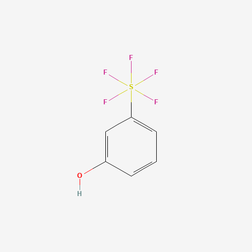 3-(Pentafluorothio)phenol (CAS: 672-31-1) - Chemical Structure and Molecular Formula 
