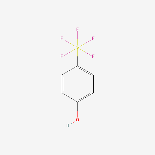 4-(Pentafluorothio)phenol (CAS: 774-94-7) - Chemical Structure and Molecular Formula 