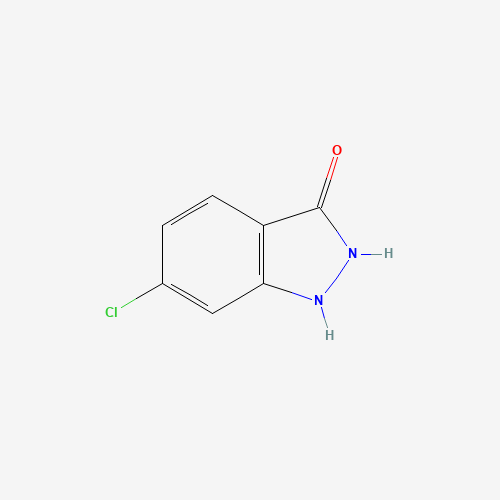 6-Chloro-1H-indazol-3-ol (CAS: 7364-29-6) - Chemical Structure and Molecular Formula 