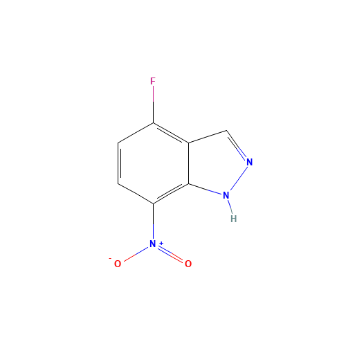 4-Fluoro-7-nitro indazole (CAS: 866144-02-7) - Related Chemical Product