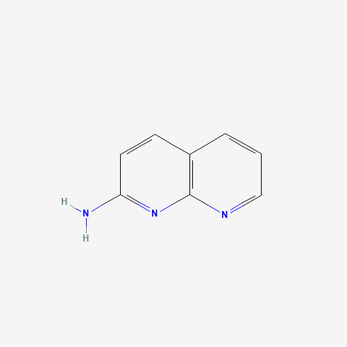 1,8-Naphthyridin-2-amine (CAS: 15992-83-3) - Chemical Structure and Molecular Formula 