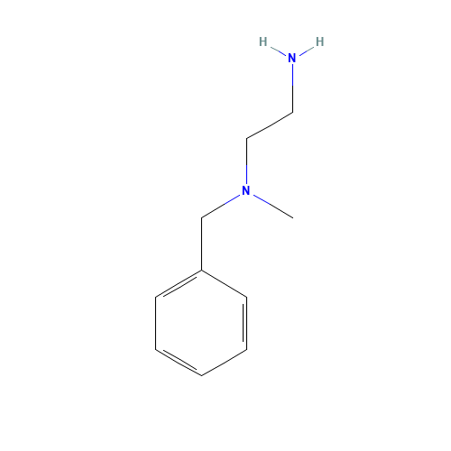 N1-BENZYL-N1-METHYLETHANE-1,2-DIAMINE (CAS: 14165-18-5) - Chemical Structure and Molecular Formula 