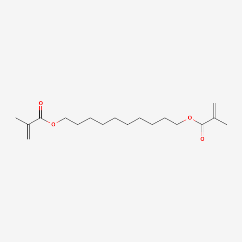 1,10-Decanedioldimethacrylate (CAS: 6701-13-9) - Chemical Structure and Molecular Formula 