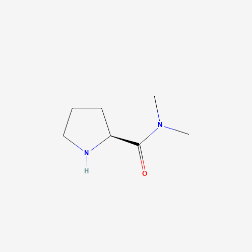 H-Pro-Nme2 (CAS: 29802-22-0) - Chemical Structure and Molecular Formula 