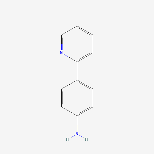 4-(2-Pyridyl)aniline (CAS: 18471-73-3) - Chemical Structure and Molecular Formula 