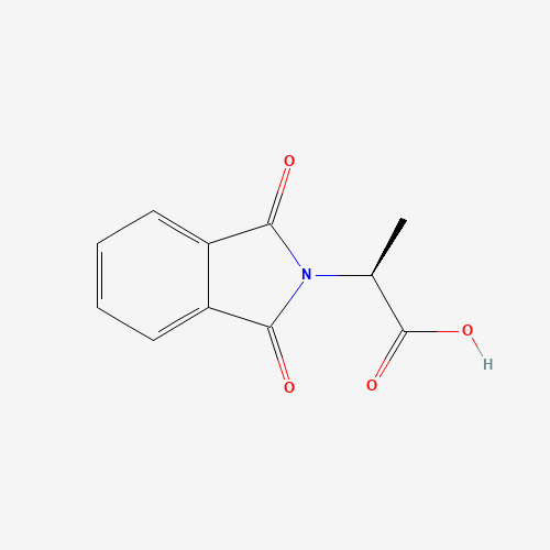 N-Phthalyl-L-alanine (CAS: 4192-28-3) - Chemical Structure and Molecular Formula 