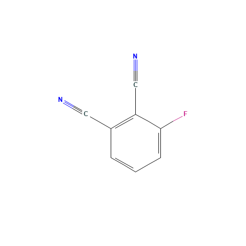 3-Fluorophthalonitrile (CAS: 65610-13-1) - Chemical Structure and Molecular Formula 