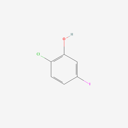 2-Chloro-5-iodophenol chemical structure 2-Chloro-5-iodophenol (CAS: 289039-26-5) - Chemical Structure and Molecular Formula