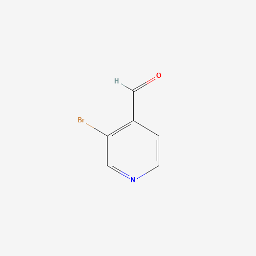 3-Bromopyridine-4-carboxaldehyde (CAS: 70201-43-3) - Chemical Structure and Molecular Formula 