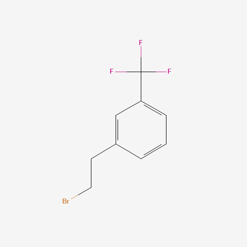 1-(2-Bromoethyl)-3-(trifluoromethyl)benzene (CAS: 1997-80-4) - Chemical Structure and Molecular Formula 