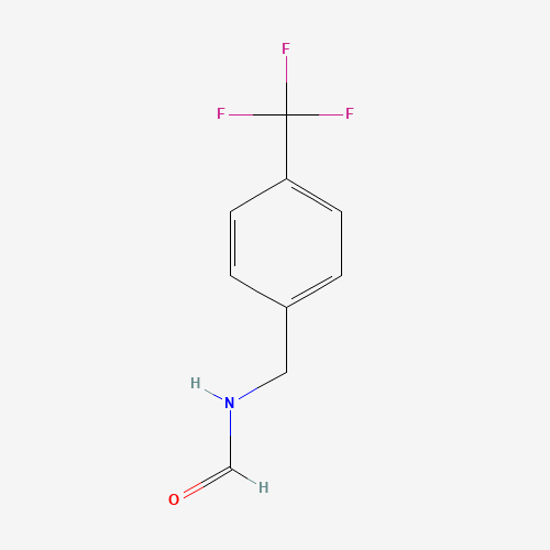 N-[[4-(trifluoromethyl)phenyl]methyl]-Formamide (CAS: 180207-85-6) - Chemical Structure and Molecular Formula 